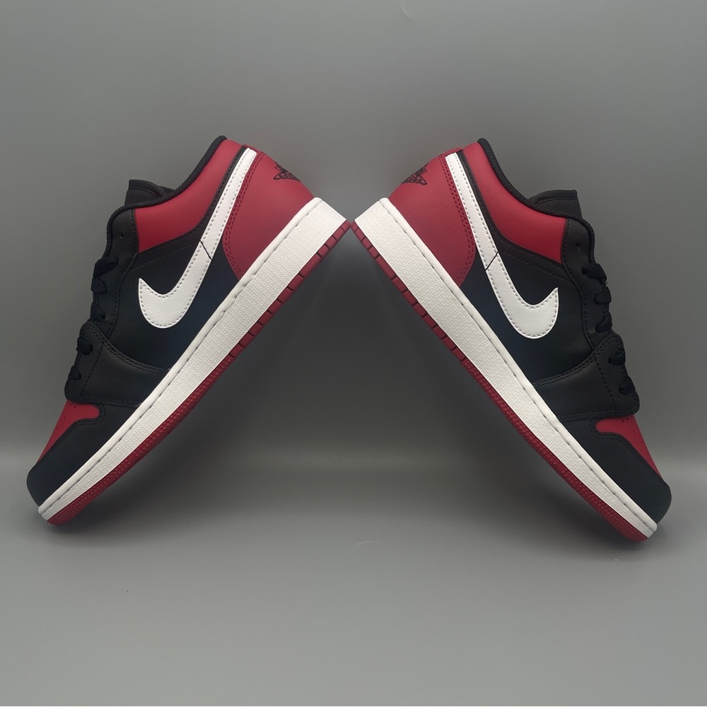 Nike Air Jordan 1 Low Big Girl * Shown: Black/White/Gym Red - Picture 12 of 14